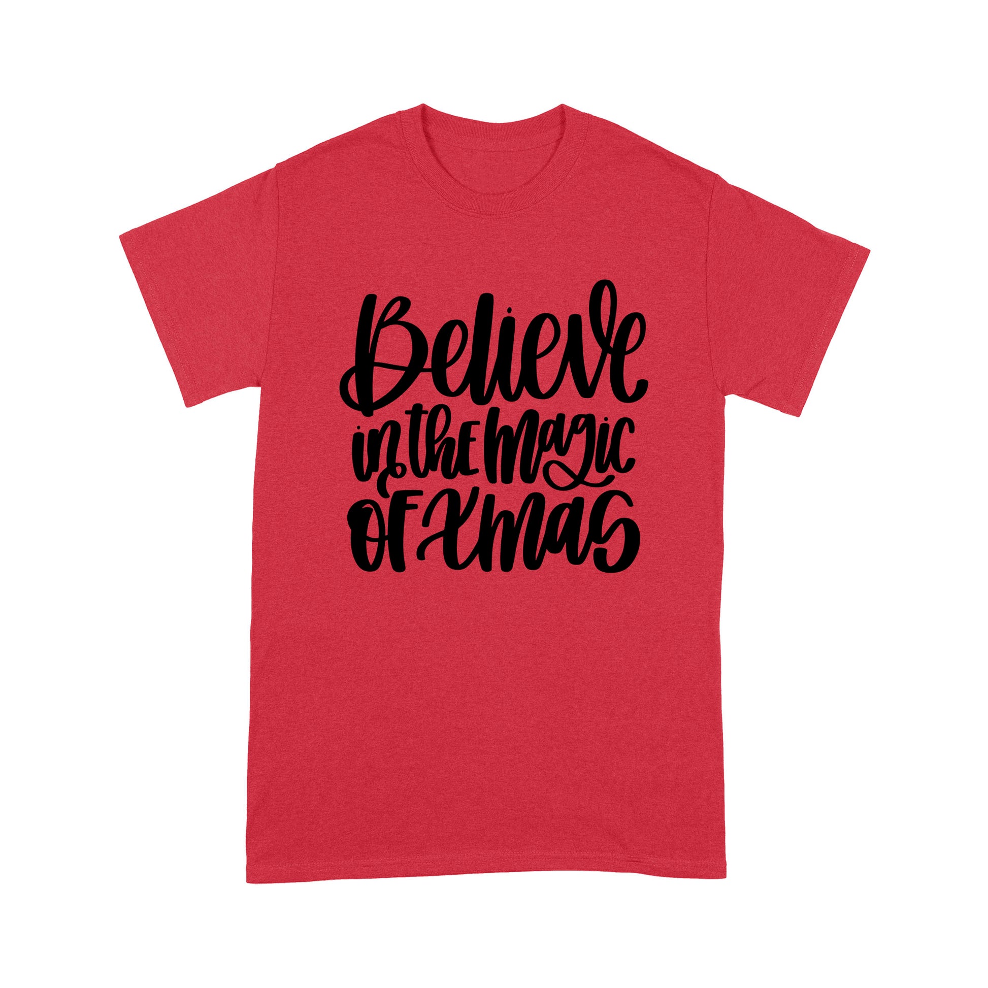 Believe in the Magic of Xmas Unisex Standard T-Shirt - JonPrint | Discover cool t-shirts for every style and occasion