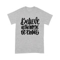 Believe in the Magic of Xmas Unisex Standard T-Shirt - JonPrint | Discover cool t-shirts for every style and occasion