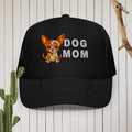 Dog Mom Chihuahua Dog Embroidered Foam trucker hat - JonPrint | Discover cool t-shirts for every style and occasion