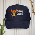 Dog Mom Chihuahua Dog Embroidered Foam trucker hat - JonPrint | Discover cool t-shirts for every style and occasion